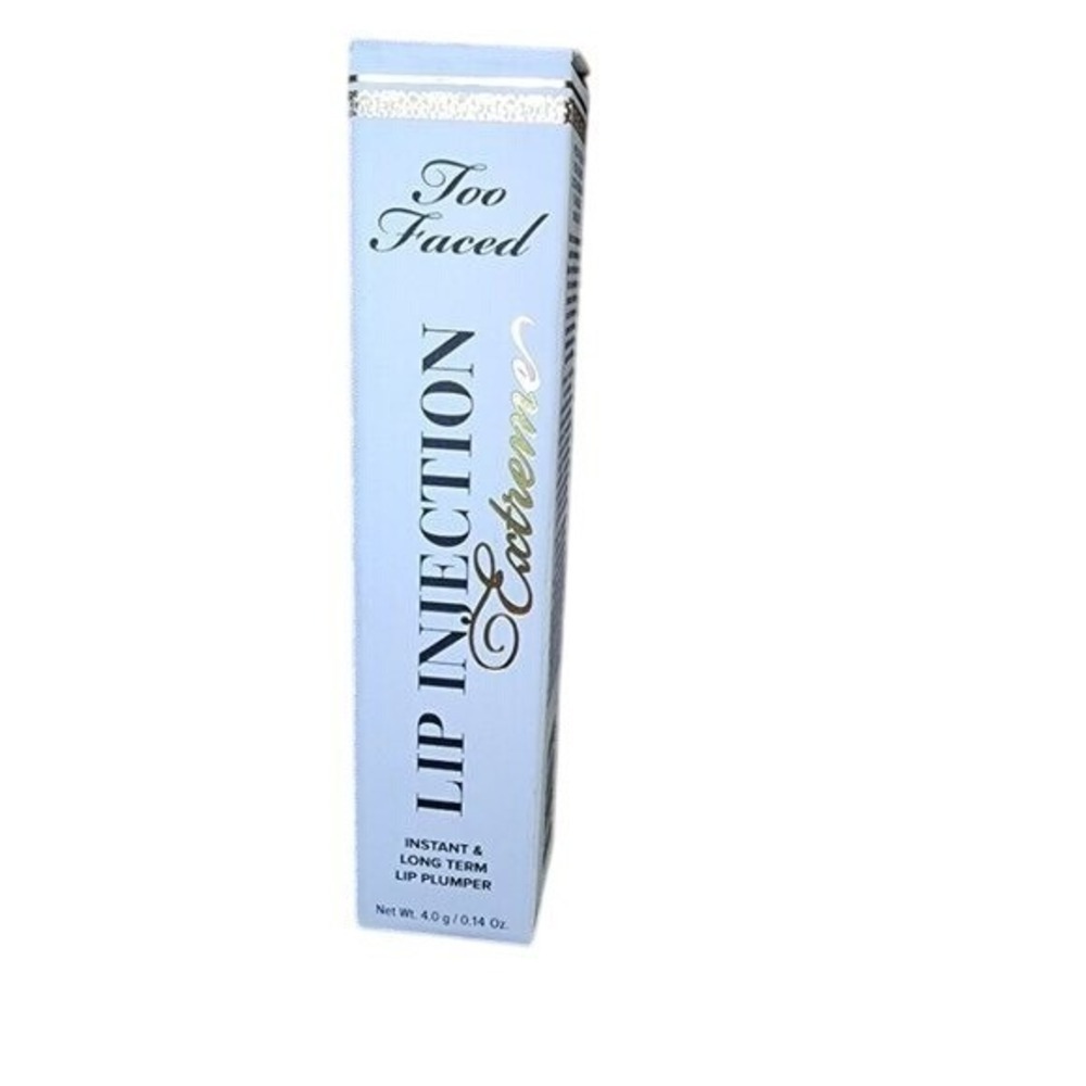 Too Faced Lip Injection Extreme Original Clear Lip Plumper Full Size New in Box - Picture 2 of 6